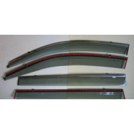 Дефлекторы окон с хромом Toyota HIGHLANDER 2014